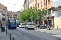 DSC_0076_Padua heeft een prachtige tram die geruisloos door de straten glijdt. Hij heeft rechts een rail in het midden en daarnaast rubberbanden